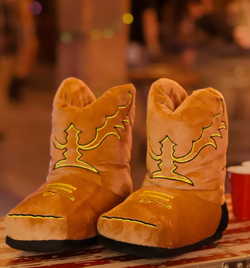 Cowboy Clouds - Cowboy Boots Slippers