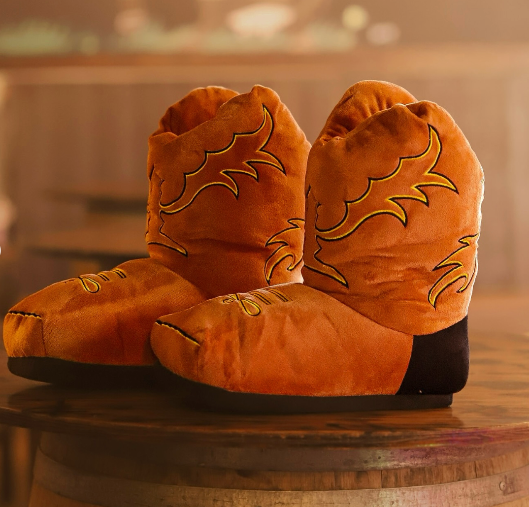 Cowboy Clouds - Cowboy Boots Slippers
