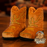 Cowboy Clouds - Cowboy Boots Slippers